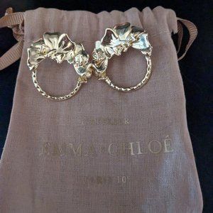 Emma & Chloe by L'Ateliek Paris women's earrings with case